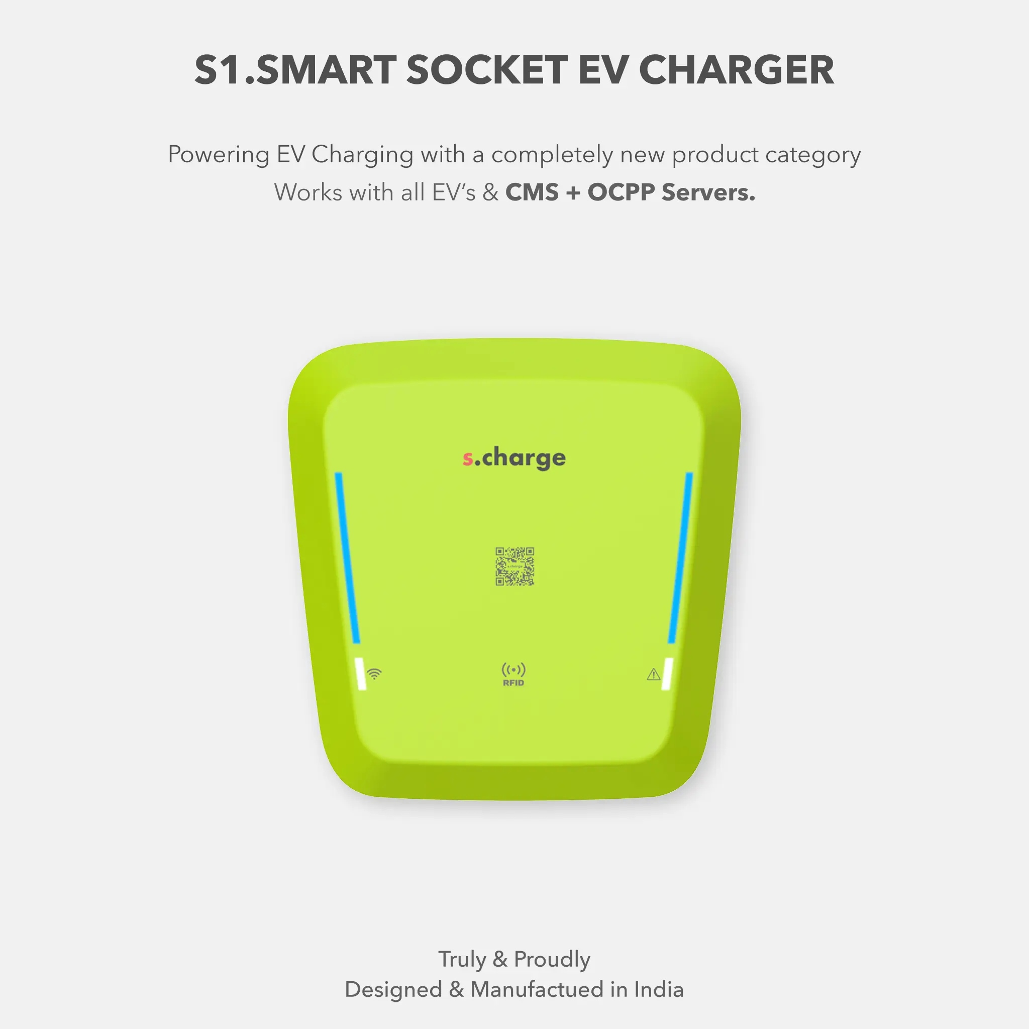 S1 AC Smart EV Charger Socket